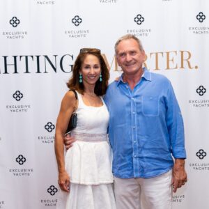 Exclusive Yachts Launch Party - Guests at Naples Sailing & Yacht Club - step and repeat photo