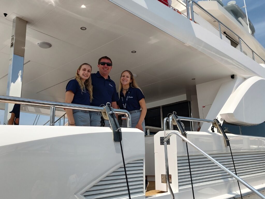 Exclusive Yachts - Newport Charter Show M/Y Freedom Crew