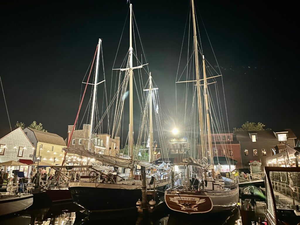 Exclusive Yachts - Three sailing yachts docked in Newport Rhode Island