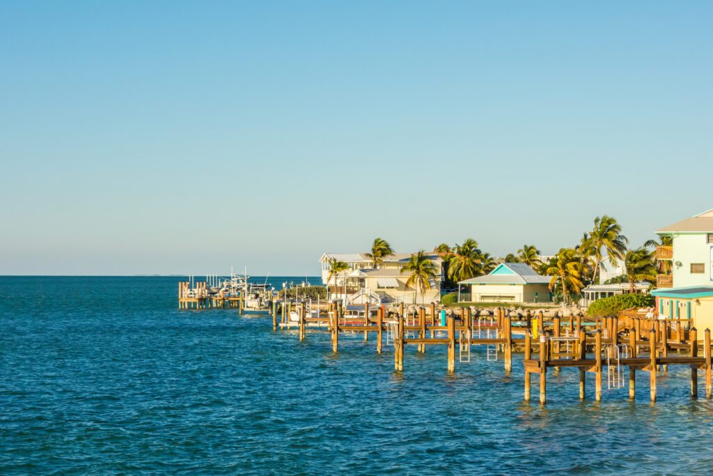Exclusive Yachts - Florida Keys fishing boats in turquoise tropical blue water