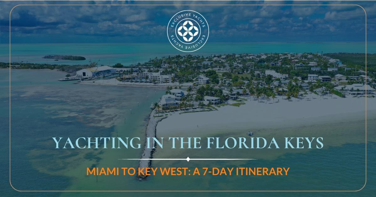 Yachting in the Florida Keys -- Exclusive Yachts 7-Day Key West Yacht Itinerary Blog Post Image - Aerial view of Key West