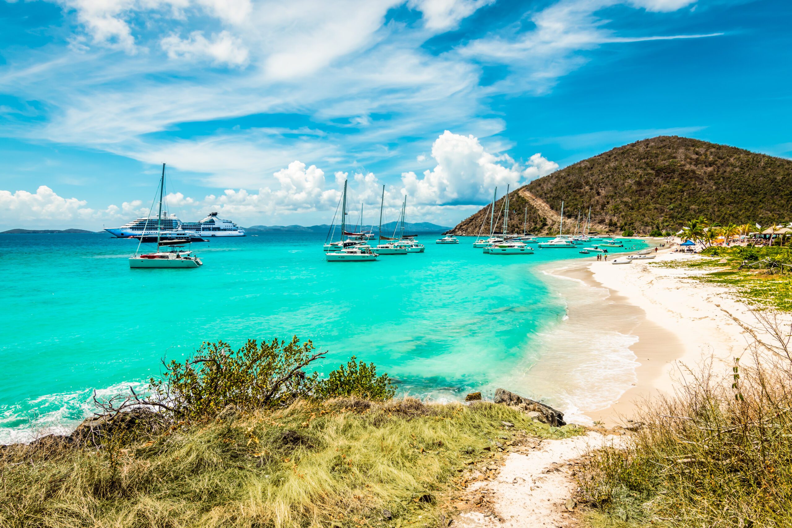 Exclusive Yachts -  jost van dyke scenic view in the bvi's