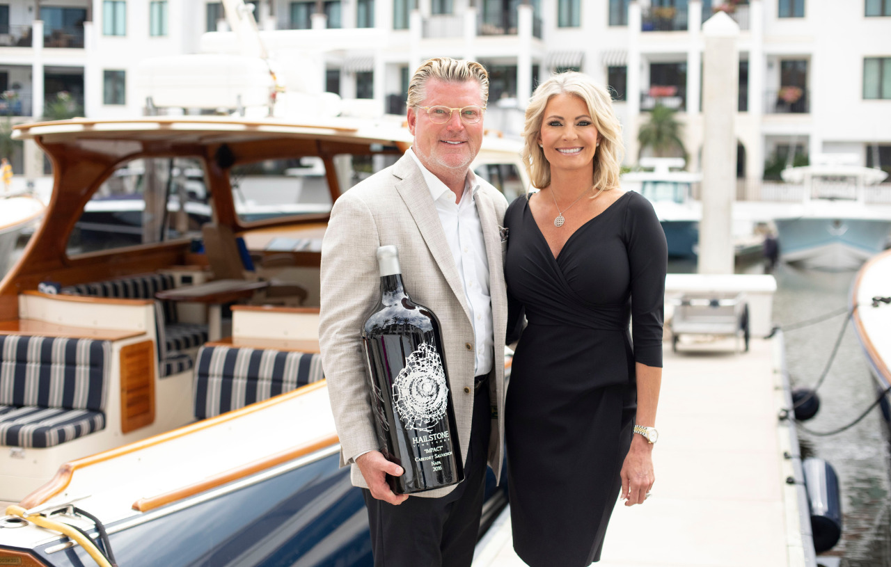 Exclusive Yachts - Chris and Jessica Zazo of Hailstone Vineyards