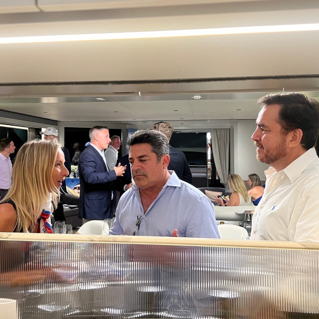 Exclusive Yachts - FLIBS Cocktail Party aboard 110' Horizon Freedom