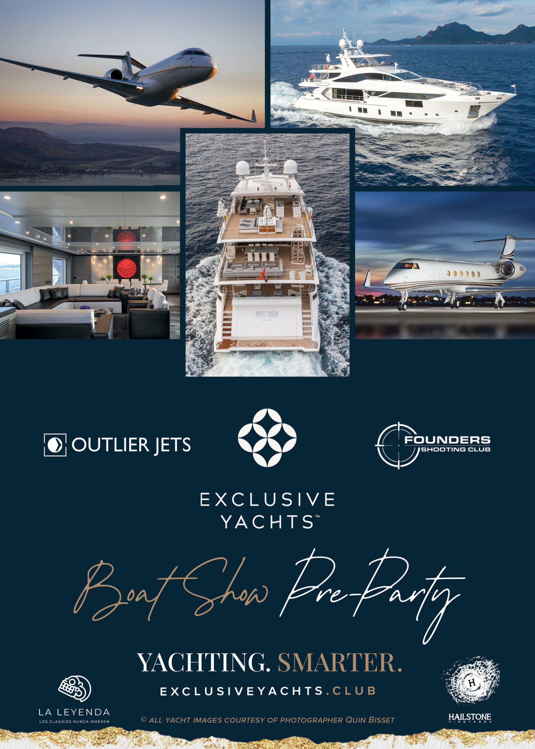 Exclusive Yachts - premium mezcal from LA LEYENDA 