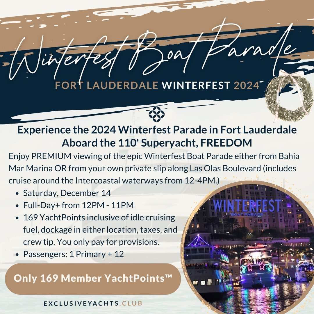 Winterfest Boat Parade Aboard 110' Freedom - Fort Lauderdale Dec 14 -Exclusive Yachts (3) Exclusive Yachts - Bridgetown, Barbados