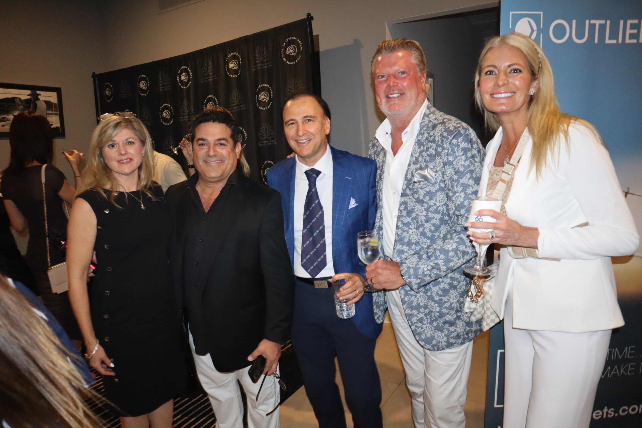 Zazos and team - Founders Club Exclusive Yachts and Outlier Jets FLIBS Preview Party