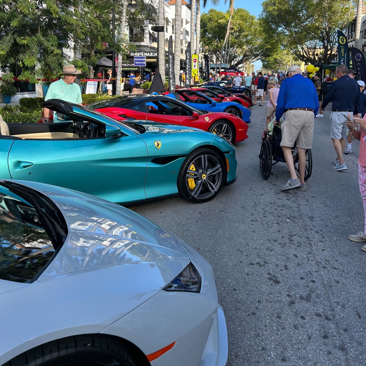 Mathew D'Adesky of Exclusive Yachts at the Crs on 5th Event in Naples, FL.