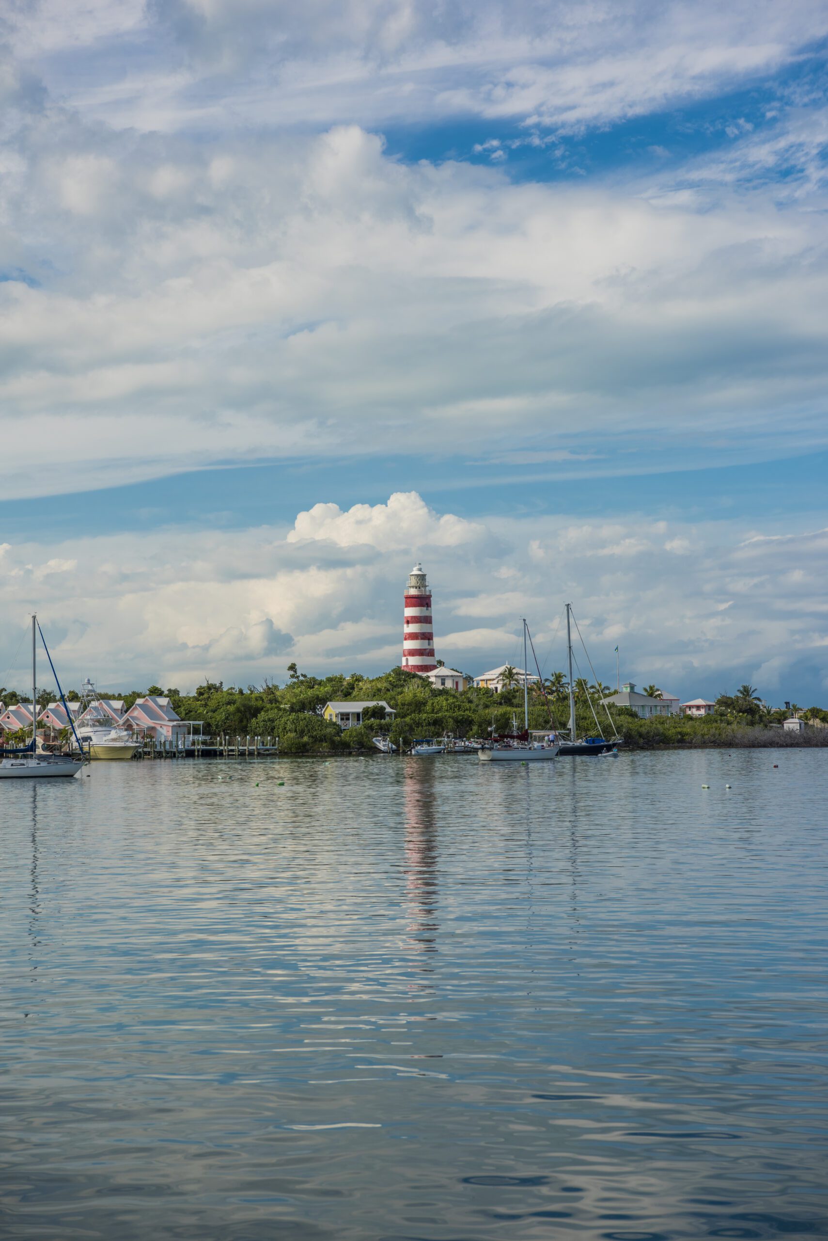 Newport Harbor aerial view in Narragansett Bay, city of Newport, Rhode Island RI, USA.